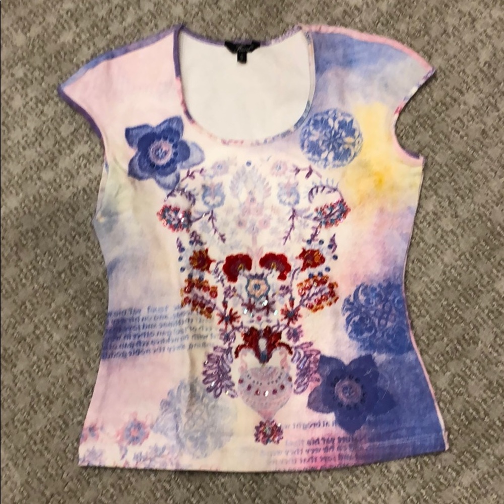 Embellished top